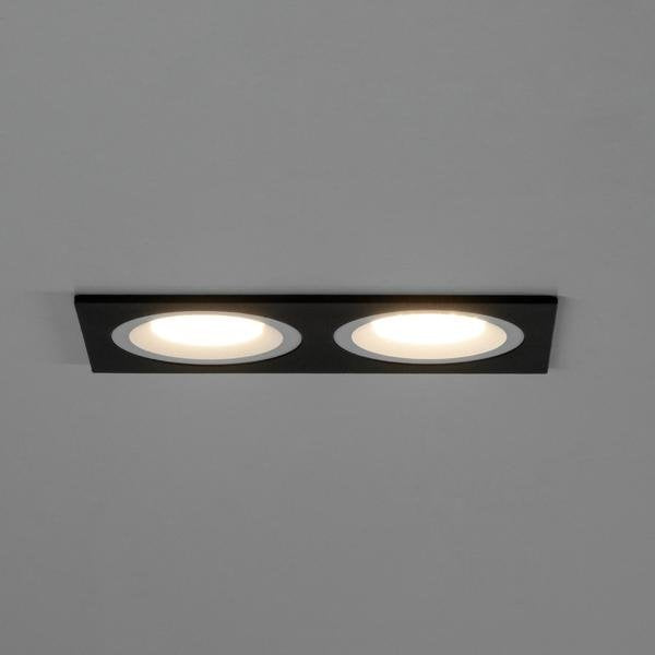 Brumberg Leuchten - Downlight/Strahler/Flutlicht Einbaumodul rechteckig 45024560 2-fach