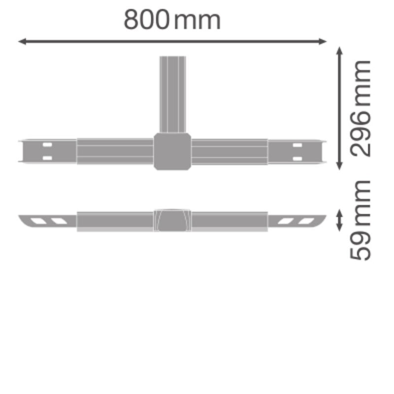 Ledvance - Elektrisches Zubehör/Ersatzteile für Leuchten T-Verbinder 8-pol. TRS.FL. T03-NODE8PWT