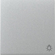 Gira - Abdeckung/Bedienelement für Installationsschalterprogramme Wippe Symb. Licht 328526 F Alu