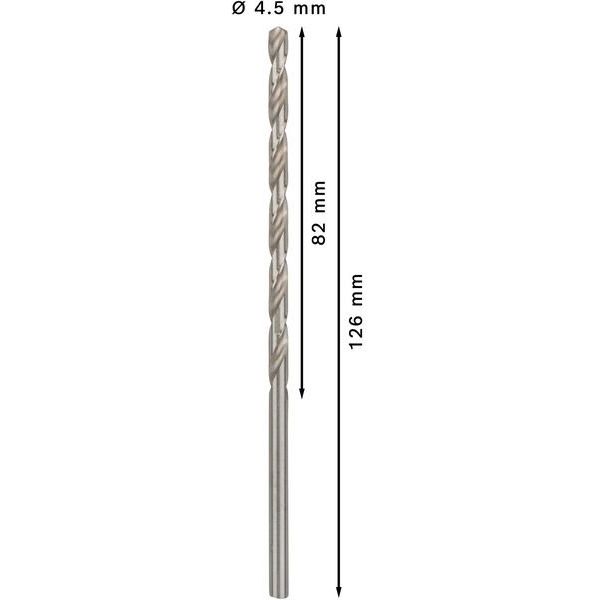 Bosch - Bohrer PRO Metal HSS-G 2608596818 Spiralbohrer 4,5 x