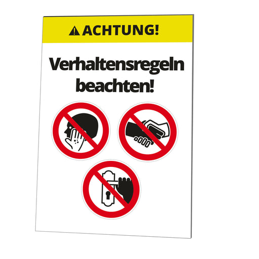 Cimco Werkzeuge - Warn-/Hinweisschild Warntafel 182818 Verhaltensregeln
