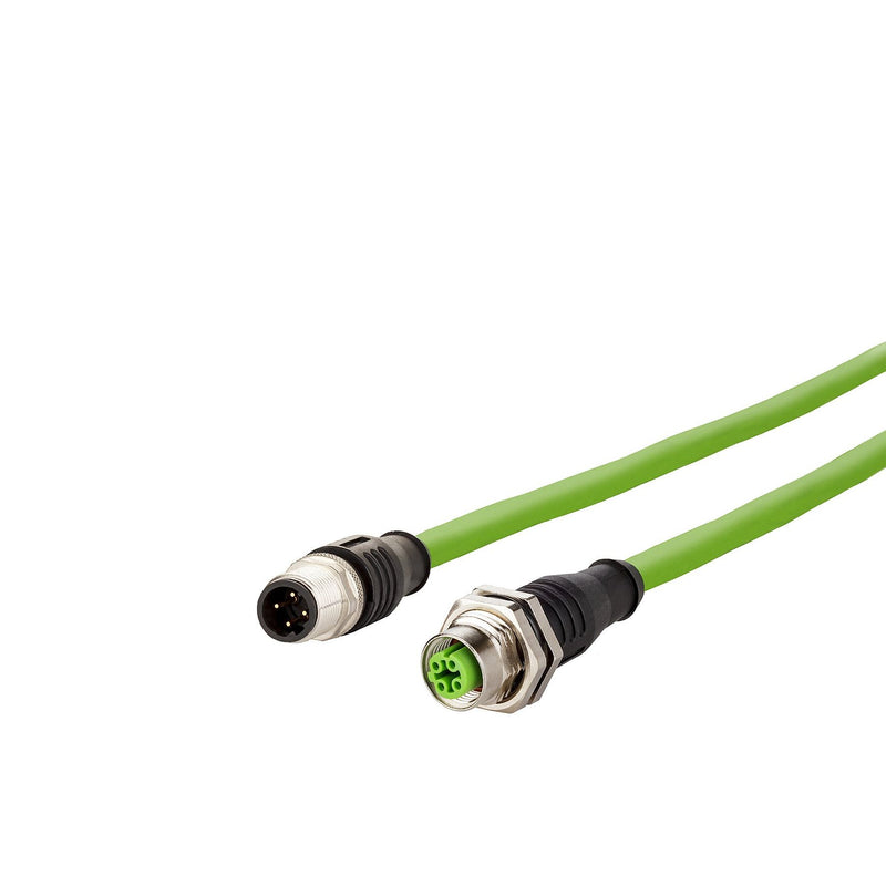 Metz Connect - Patchkabel Kupfer Industrie IndustrialEthernet Leitung 142M1D12100 D-kodiert, 10m, M12