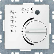 Berker - Bussystem-Raumtemperaturregler Raumtemperaturregler 75441129 Tasterschnittstelle
