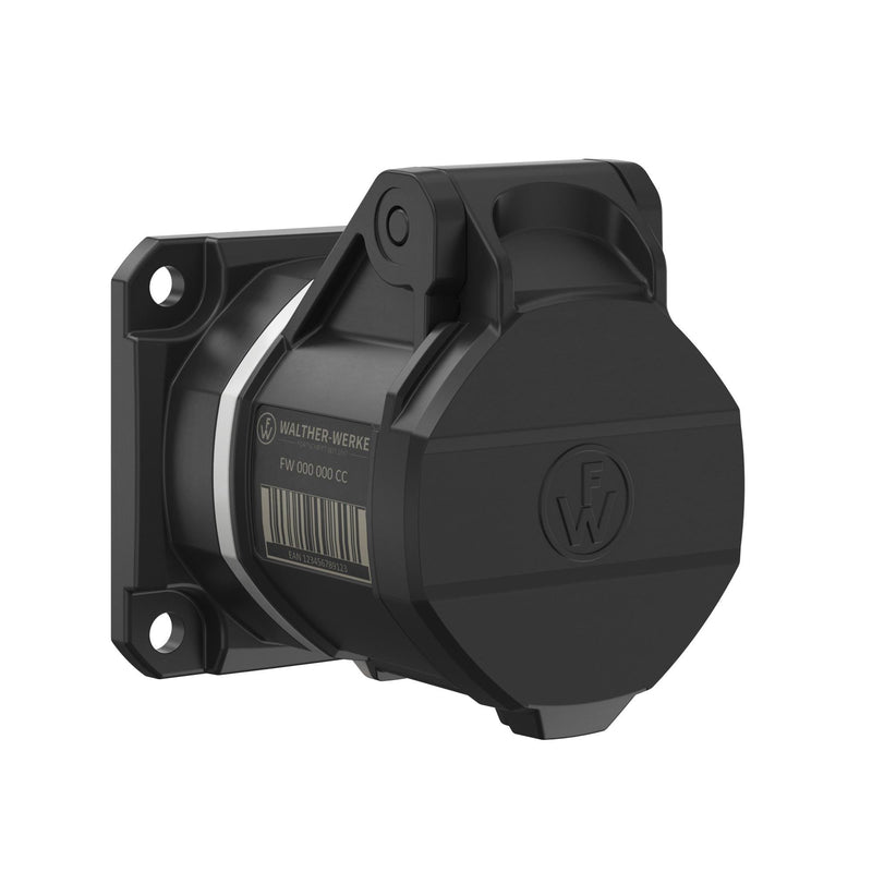 Walther Werke - CEE-Anbausteckdose (IEC 60309) CEE NEO Anbaudose FW412301SA gerade 16A 3P 1h