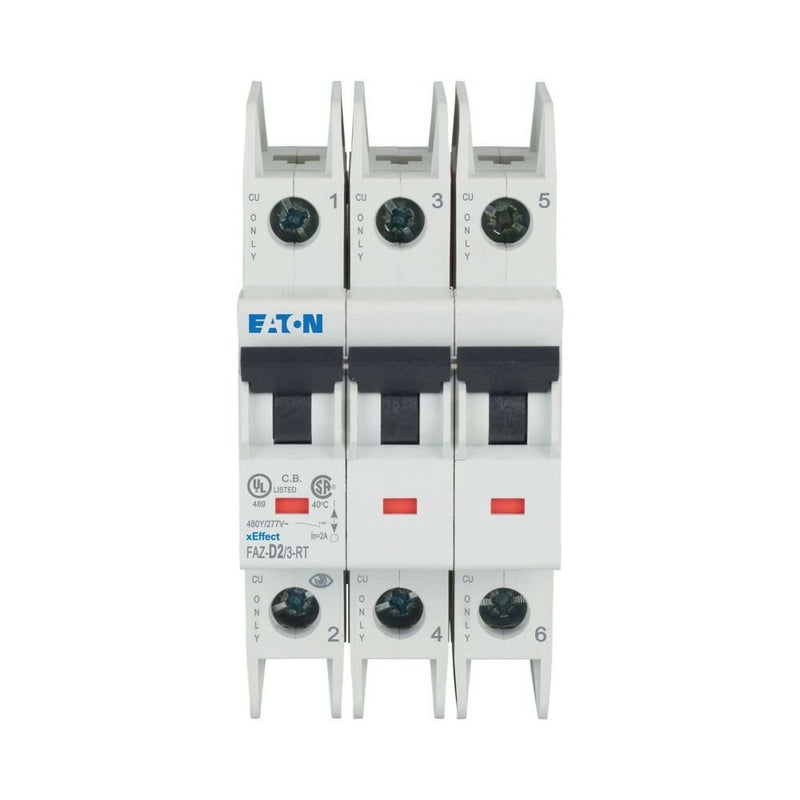 Eaton - Leitungsschutzschalter 3p. FAZ-D2/3-RT 2A Charakt.: D