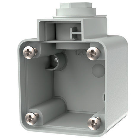 Mennekes - Zubehör/Ersatzteile für CEE-Steckvorrichtungen (IEC 60309) Wandsteckdosen-Unterteil 10714 grau − 1 Stück