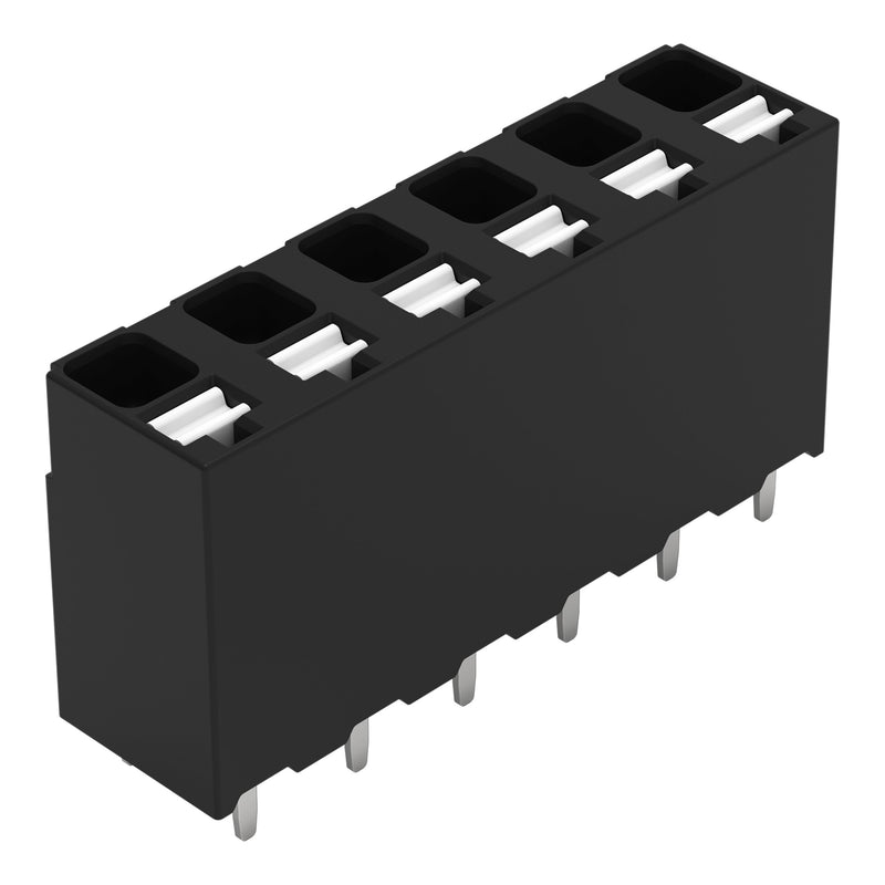 WAGO GmbH & Co. KG - Leiterplattenklemme THR-Leiterplattenklemme 2086-3106 Drücker,1,5mm²,sw − 108 Stück