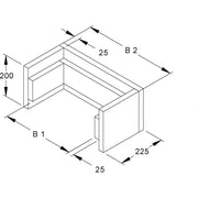 Niedax - Zubehör/Ersatzteile für Kabeltragsystem Zugentlastung ZF 175.250-90 licht.Innenmaß 250mm − 1 Stück