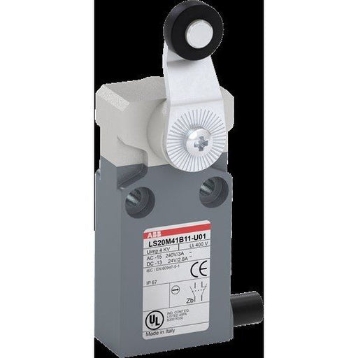 ABB Stotz S&J - Einzelpositionsschalter Kompakt-Pos.schalter LS20M41B11-U01 Metall-Gehäuse IP67