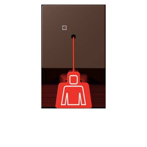 Jung - Behindertenelement für Installationsschalterprogramme Notrufsystem Zugtaster NRS LC 0834 ZT 239