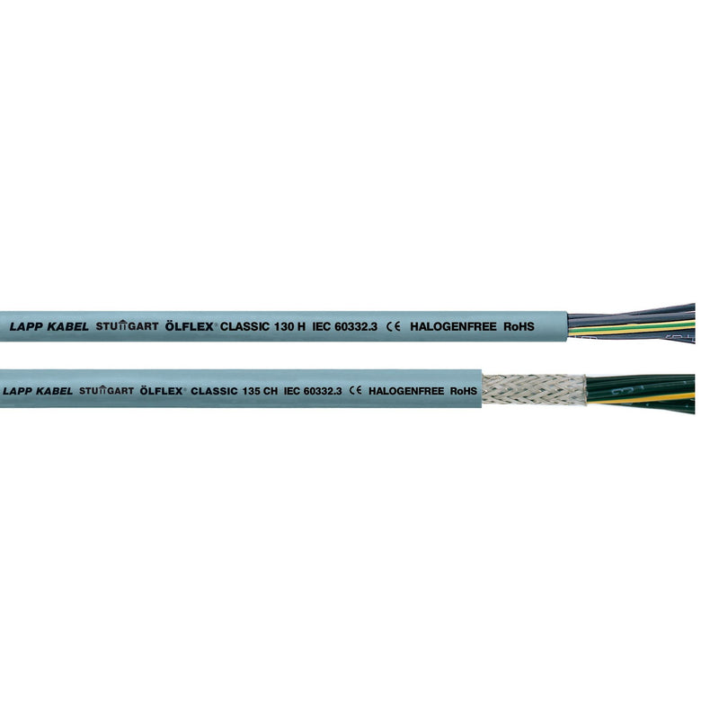 Lapp Kabel&Leitung - Energiekabel < 1 kV, für ortsveränderlichen Einsatz ÖLFLEX CLASSIC 130 H 2X1,5 1123106/100 − 100 Meter