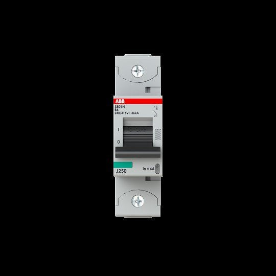 ABB Stotz S&J - Leitungsschutzschalter Hochl.-Sicherungsautomat S801N-B6 1P B-Charakt. 6A