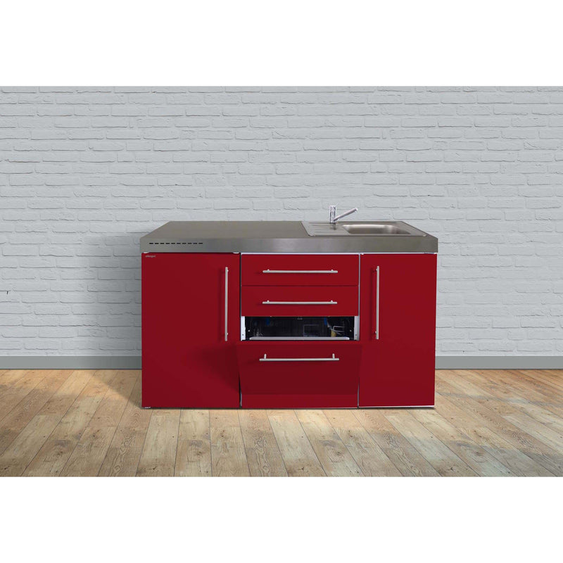 Stengel - Mini-Küche Miniküche Premiumline MPGSBR150GSBre Bordeauxrot