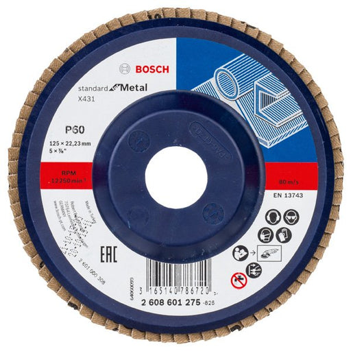 Bosch - Trenn-/Schleifscheibe Fächerschleifscheibe X431 2608601275 Standard for Metal