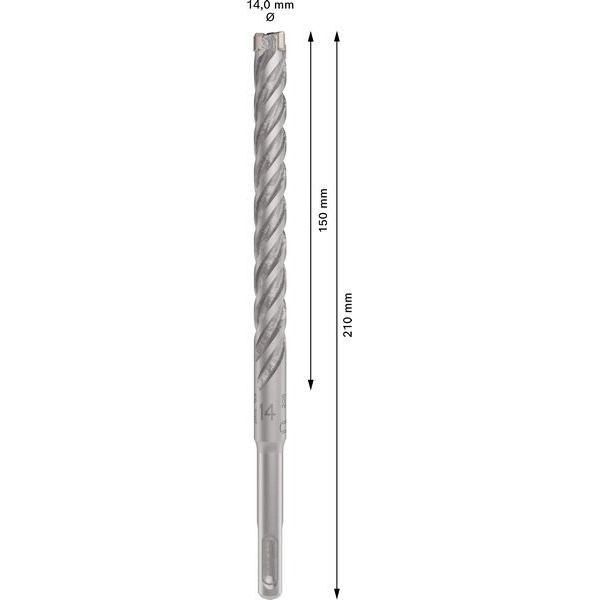 Bosch - Bohrer PRO SDS plus-5X 2608833817 Hammerbohrer 14 x