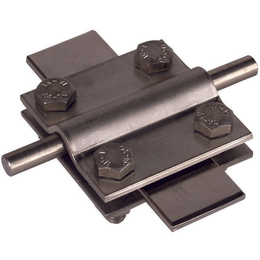 DEHN - Verbinder für Blitzschutz Kreuzstück NIRO KS 8.10 FL30 V4A f.Rd 8-10/Fl 30mm
