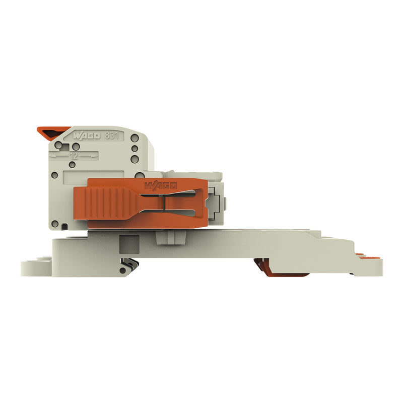 WAGO GmbH & Co. KG - Ein- und mehrpolige Klemmenleiste 1-Leiter-Federleiste 8311107038000300000 PushinCAGECLAMP,lgr − 6 Stück