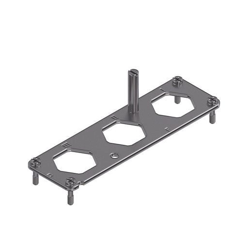 Weidmüller - Zubehör/Ersatzteile für Industriesteckverbinder Montagerahmen Baureihe: HDC 24B H#1079640000 HighPower Baugr. 8  − 1 Stück
