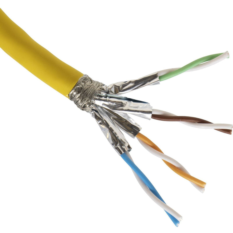 Excel Networking - Daten- und Kommunikationskabel Datenkabel Kat.7A gelb 100-910-Eca-T500 4P S/FTP AWG23 − 500 Meter
