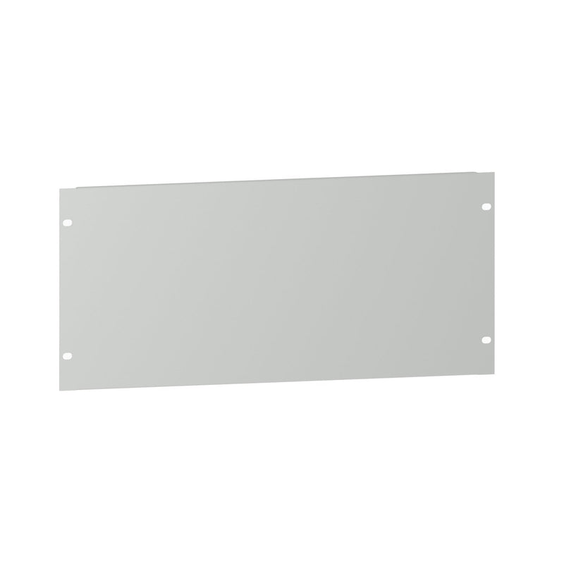 Schneider Electric - Frontplatte für Baugruppe mit Rastermaß 482,6 mm (19 Zoll) Blindplatte NSYCRTM5U Blech 5HE RAL7035