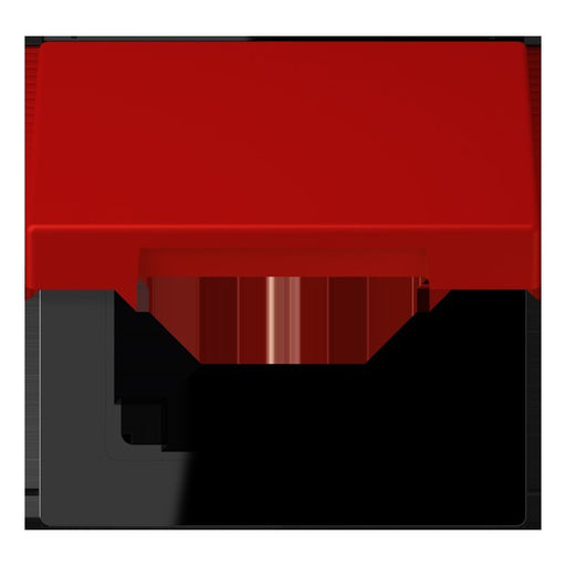 Jung - Abdeckrahmen Klappdeckel m. Stellfeder LC 990 BFKL 227 rouge vermillon 31