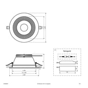 EVN Lichttechnik - Downlight/Strahler/Flutlicht LED-Downlight ED54280925 DALI