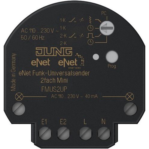 Jung - Funksender Funk-Universalsender FM US 2 UP 2-kanalig