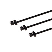 HellermannTyton - Kabelbinder RFID-Kabelbinder T50RFIDCHA-PA66W-BK PA66W, schwarz − 100 Stück