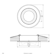 EVN Lichttechnik - Downlight/Strahler/Flutlicht Niedervolt-Einbauleuchte 695009