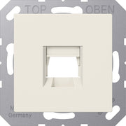 Jung - Einsatz/Abdeckung für Kommunikationstechnik Abdeckung 1-fach A 1569-15 WE f.MJ WE TE-connect