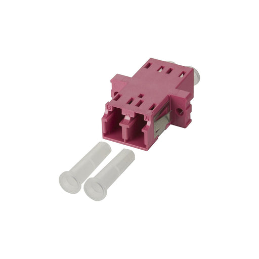 Metz Connect - LWL-Kupplung OpDat LC-D-Adapter Duplex 15090075-I MM viol
