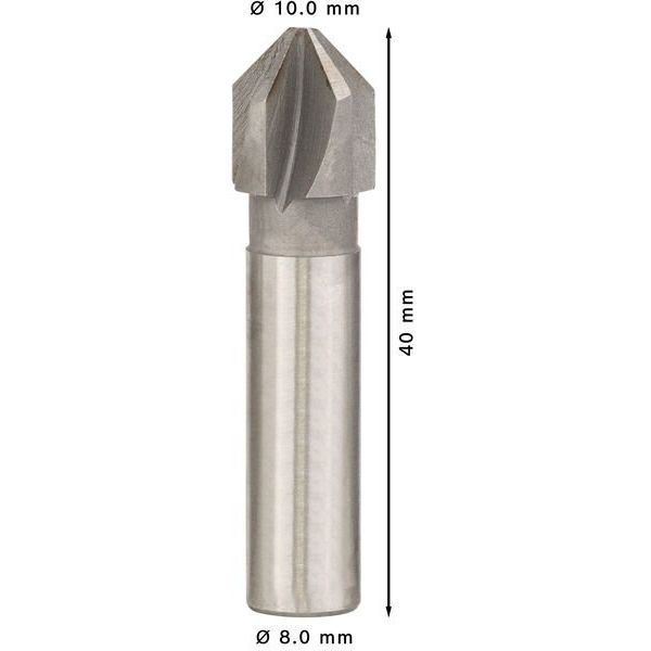 Bosch - Versenkbohrer PRO Steel HSS Kegelsenker, 2608596665 10 x 40 mm, M5