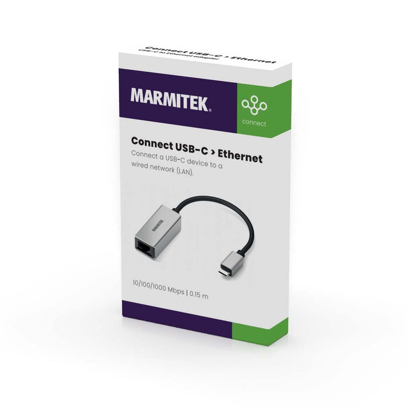 MARMITEK - Zubehör/Ersatzteile für Unterhaltungselektronik Adapter USB Typ C MARMITEK ConUSB-C/Et zu Ethernet