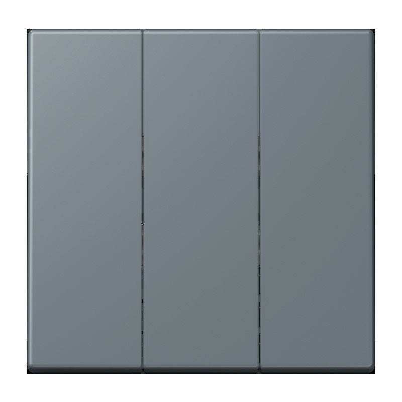 Jung - Abdeckung/Bedienelement für Installationsschalterprogramme Wippe 3fach LC 993 BF 251 gris 59 (4320H)