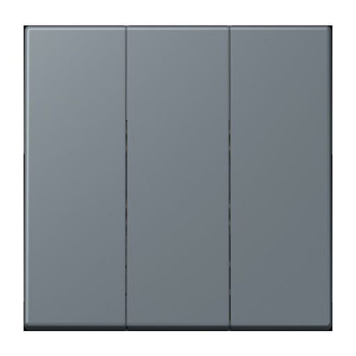 Jung - Abdeckung/Bedienelement für Installationsschalterprogramme Wippe 3fach LC 993 BF 251 gris 59 (4320H)