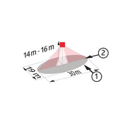 BEG Brück Electronic - Bewegungsmelder/Präsenzmelder komplett Präsenzmelder Casambi PD4-CAS2-GH DALI-2 DALI, weiß