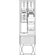 Elsta Mosdorfer - Zähler-Komplettschrank Zähleranschlusssäule ZS342.W2.36 A340 W2 2Z 3.HZ 36TE