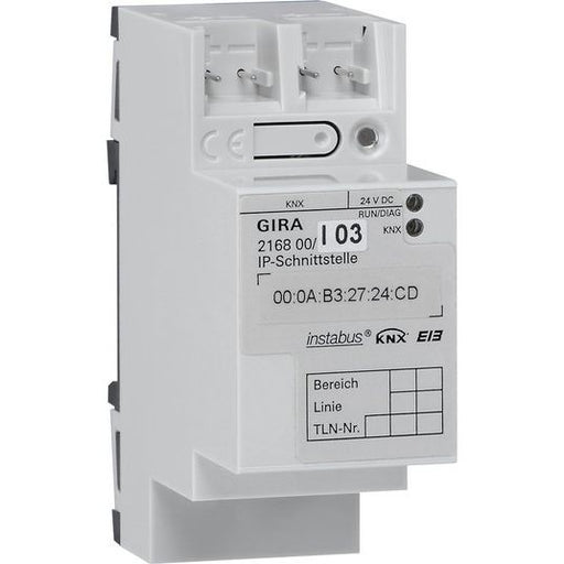Gira - Bussystem-Datenschnittstelle IP-Schnittstelle 216800 KNX/EIB REG
