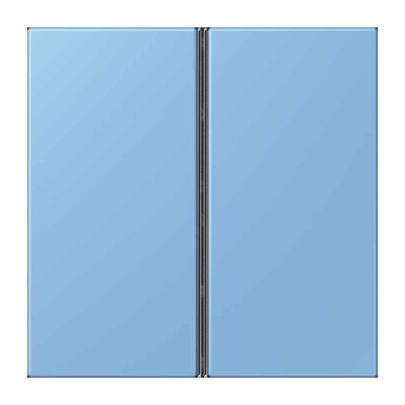 Jung - Abdeckung/Bedienelement für Installationsschalterprogramme Tastensatz 2fach LC 402 TSA 256 bleu ceruleen 59