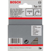 Bosch - Heftklammer Feindrahtklammer Typ 53, 2609200217 11,4 x 0,74 x 14 mm