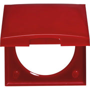 Berker - Abdeckrahmen Rahmen 1f m Klappdeckel 918282576 ITG Flow rot