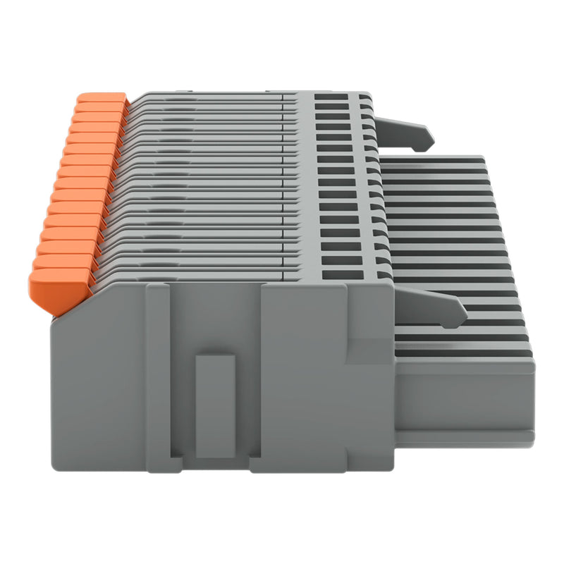 WAGO - Kabelsteckverbinder für Leiterplattensteckverbinder 1-Leiter-Federleiste,Hebel 2231-1116/327-000 PushinCAGECLAMP,grau − 25 Stück