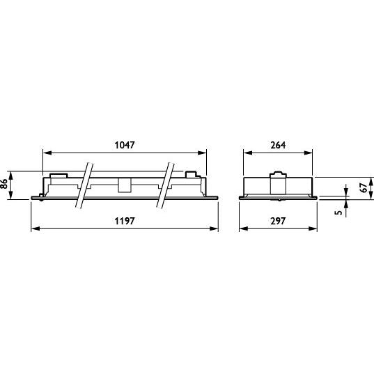 Philips Lighting - Decken-/Wandleuchte LED-Einbauleuchte RC461B LED #10052700 TW