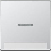 Jung - Abdeckung/Bedienelement für Installationsschalterprogramme Wippe mit Schriftfeld A 590 BF NA KO5 AL 1fach aluminium