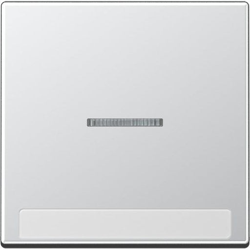 Jung - Abdeckung/Bedienelement für Installationsschalterprogramme Wippe mit Schriftfeld A 590 BF NA KO5 AL 1fach aluminium