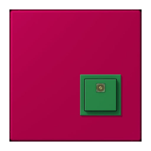 Jung - Behindertenelement für Installationsschalterprogramme Notrufsystem Abstelltaster NRS LC 0834 AT 230 rouge rubia