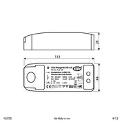 EVN Lichttechnik - LED-Betriebsgerät P-LED Netzgerät PLD125 IP20 350mA 13-25Wdim