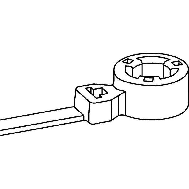HellermannTyton - Kabelbinder Befestigungsbinder 1tlg. 157-00066(100) − 100 Stück