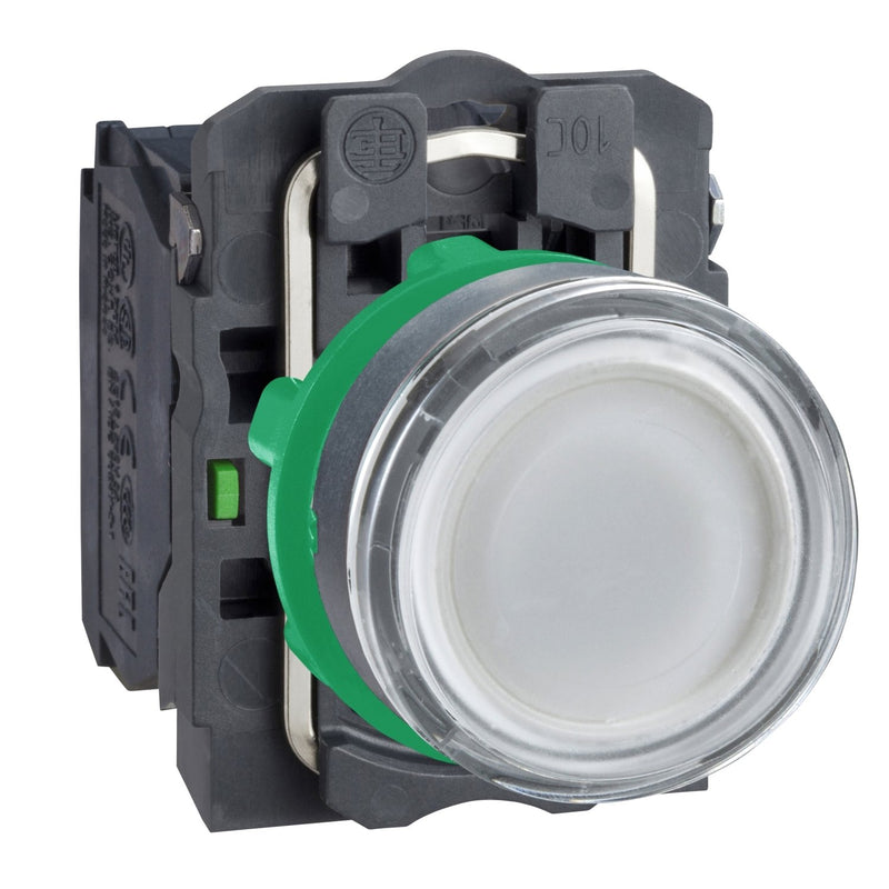 Schneider Electric - Drucktaster, Komplettgerät Leuchtdrucktaster ws XB5AW31M5 LED MODUL 230V/1S1Ö