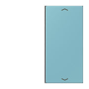 Jung - Abdeckung/Bedienelement für Installationsschalterprogramme Taste 2fach m. Pfeilsymb. LC 402 TSAP 213 ceruleen moyen